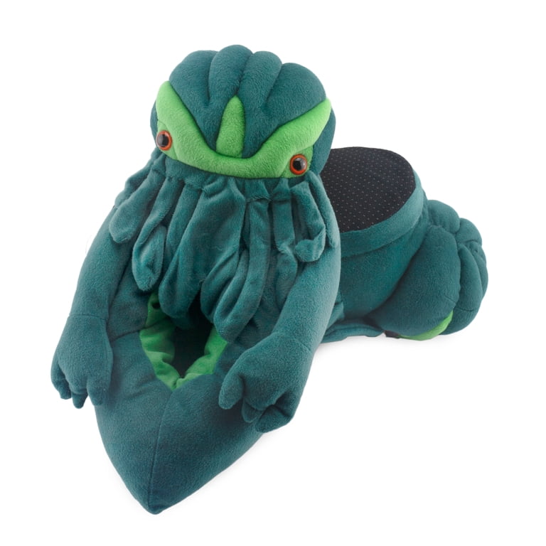 Toy Vault Twilight Terror Cthulhu Plush Slippers, Adult Size