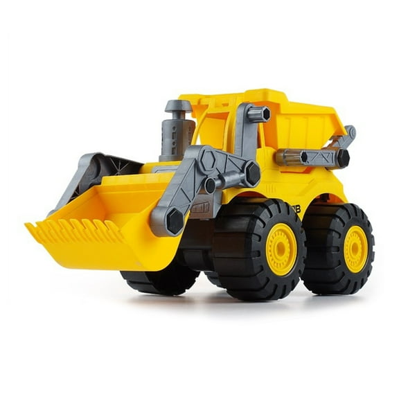 Toy Vehicle Engineering Set for Baby Friction Car Pull Back Model Bulldozer