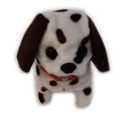 Toy Walking Barking Faux Polka Dot Dalmatian Spotted Springer Spaniel Catahoula Leopard Dog Puppy 1 dog in Random Color
