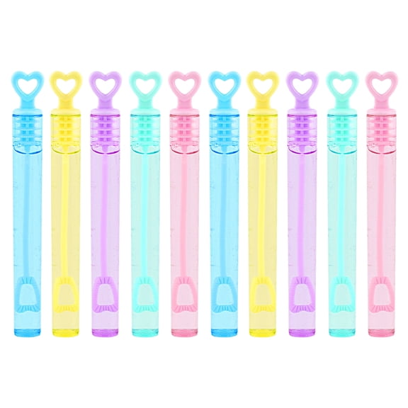Toy Wand Set 10 Pack for Kids Party Celebrations Birthday 100ml Outdoor Activity 10PCS,4.21x0.47 inch,Green10packs