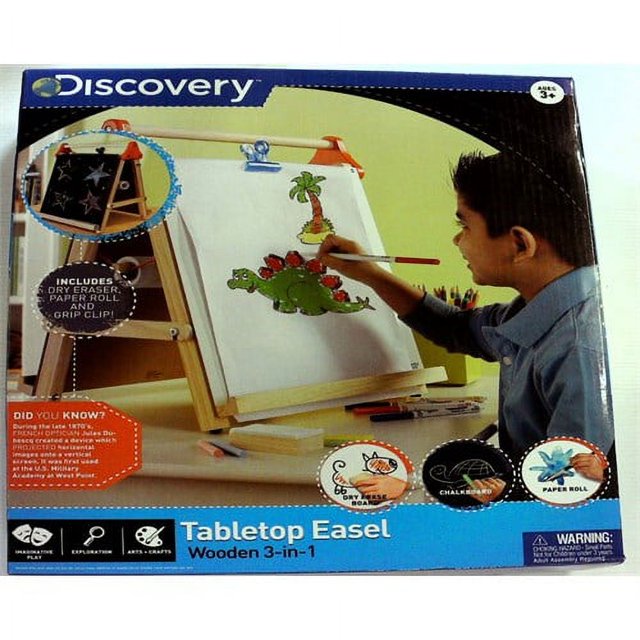 Toy Wood Easel Tabletop