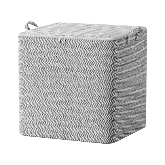 Toy and Book Storage Organizer Large-Capacity Non-Woven Bag with Wave Print for Closets, Coat Bags for Closet Storage