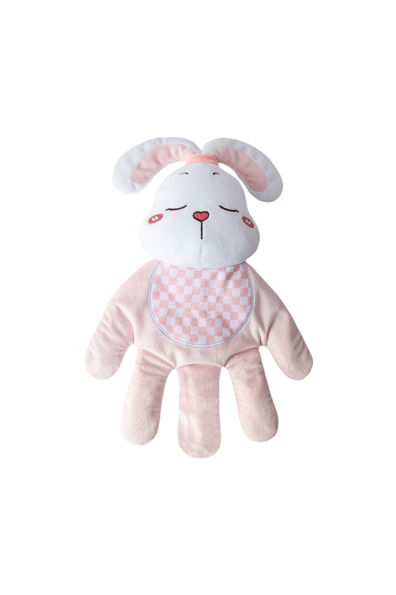 Toy for Babies Interactive Animated Animal with USB Charging Remote Control Automatic Beating Motion for Sleep and Comfort,9.84x13.39 inch,Pink