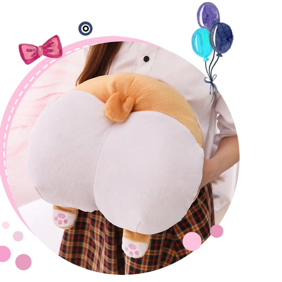 Toy for Kids Shaped Stuffed Pillow Cute Hand Warmer Doll Cozy for Children Pillow,16.5×16.5 inch,ColorB