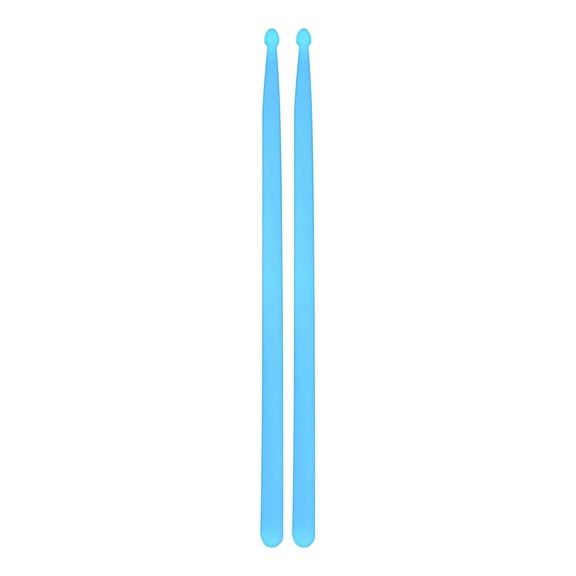 Toy instrument category luminous performance drumsticks for adults ideal stage glow 5A nylon sticks high visibility 2PCS, 16.38x0.54 inch, Blue