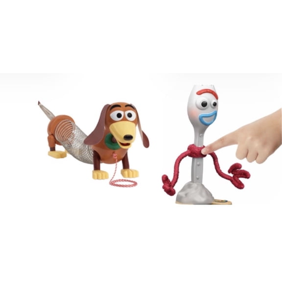 Toy story 5 slinky dog pull string and forky interactive bundle