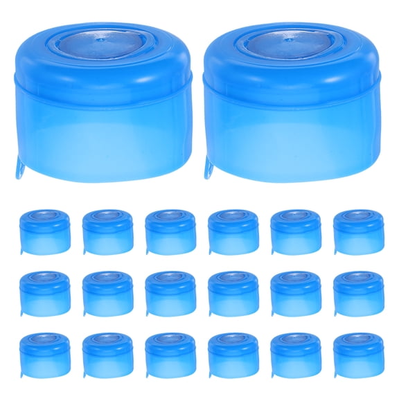 ToyKAKA Reusable Non Spill Anti Bottle Caps, Water Jug Sealing Caps for Home Office, 20pcs