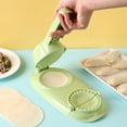 thumbnail image 1 of ToyKingdee 2 In 1 Dumpling Maker Press Kitchen Empanada Maker Press Mold Manual Pastry Dumpling Wrapper Machine for Chinese Food, Empanada, Ravioli, Pierogi, 1 of 6
