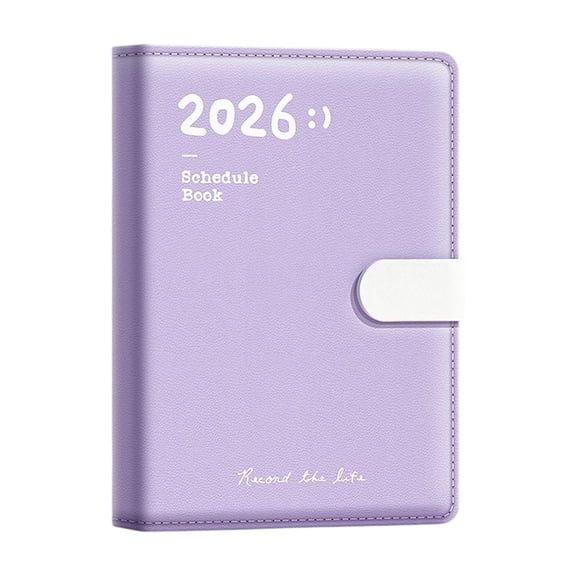 ToyKingdee 2026 Schedule Planner Daily Planner Multifunction Sections Travel Planning Journal Schedule Notebook for Smooth Writing Travel Journal