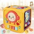 thumbnail image 1 of ToyKingdee 6-in-1 Activity Cube – Toys – Activity Cube – Perfect Car Seat Travel Toys, 1 of 7
