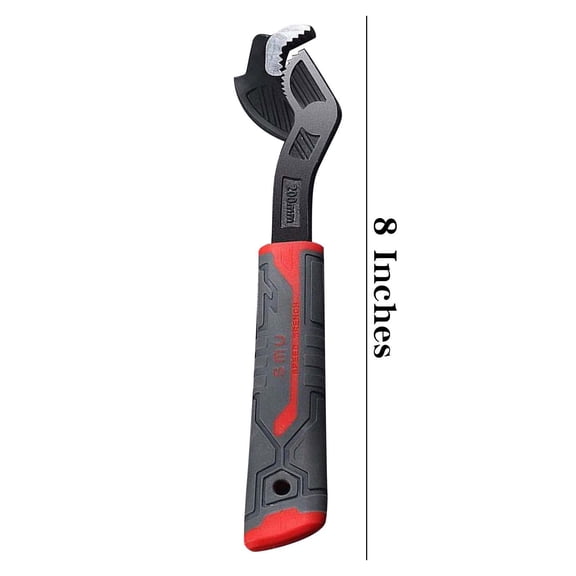 ToyKingdee Adjustable Multi-function Self-locking Universal Soft Grip Plumbing Spanner, Self-Adjusting Quick Power Grip Tool
