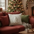 thumbnail image 1 of ToyKingdee Aesthetic Christmas Throw Pillow Covers, Soft Comfy Xmas Santa Claus Trees Pillow Cases, Funny Snowman Reindeer 3D Decor for Couch Sofa Living Room Bed, 1 of 3