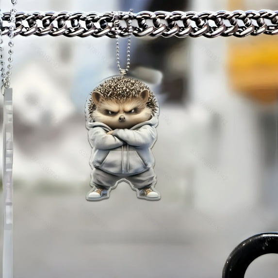 ToyKingdee Animal Ornaments Cozy Forest Christmas Ornaments, Animal Decoration, Woodland Creature Hanging Ornament, Acrylic Hanging Ornament for Home Decor
