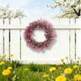 thumbnail image 1 of ToyKingdee Artificial Boxwood Small Wreath for Front Doors, Green Leaves Wreath, Spring Summer Mini Wreaths for Hanging Wall Window Wedding Home Decor Party Farmhouse, 1 of 6