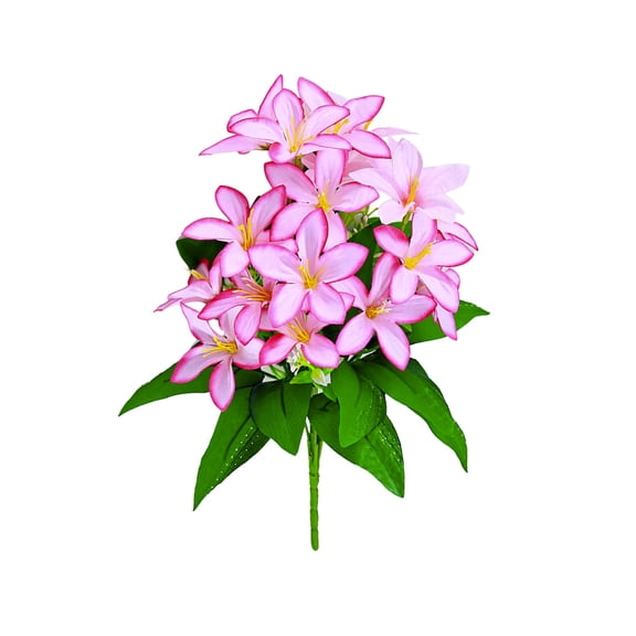 ToyKingdee Artificial Star Flower Bouquet, Lush Faux Floral Bush for Home Decor and Event Arrangements