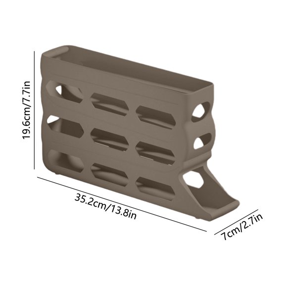 ToyKingdee Automatic Rolling Egg Dispenser, 4-Tier Refrigerator Egg Storage Container