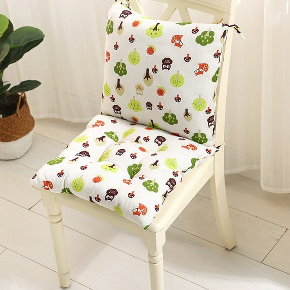 ToyKingdee Back Chair Cushions Office Chair Seat Cushion Indoor Outdoor Rocking Patio Chair Cushions Upper and Lower Non Skid Slip One-Piece Dining Chair Pad