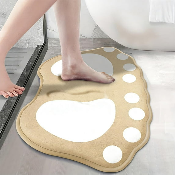 ToyKingdee Bathroom Rugs,Bath Mat,Bath Mat Anti Slip Bathroom Mat Claw Pattern Bathroom Carpet Absorbent Bathroom Carpet Door Mat Floor Mat Home Decoration