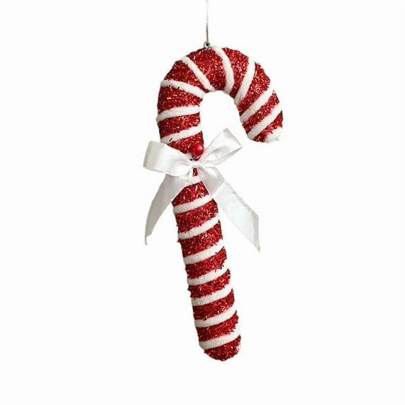 ToyKingdee Candy Cane Hanging Decorations Bulk Christmas Lollipop Ornament Felt Canes Ornaments Candy Christmas Tree for Xmas Tree Home DIY Crafts Holiday Decor