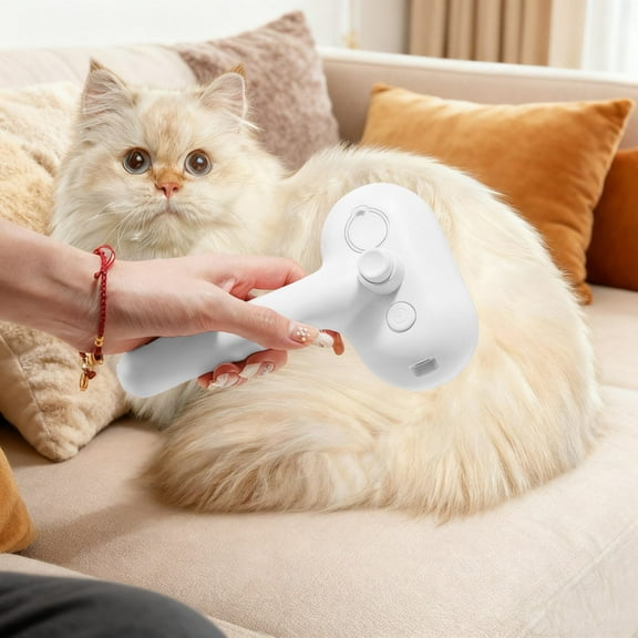 ToyKingdee Cat Steam Brush for Shedding,Deshedding Dog Brush for Long and Short Haired Dogs,Cat Brush for Indoor Cats,Self Cleaning Double Hole Spray Rechargeable Grooming Supplies