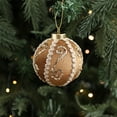 thumbnail image 1 of ToyKingdee Christmas Ball - Ivory Velvet Ornaments- Christmas Tree Decoration Christmas Ball Ornament Suitable for Xmas Ornament, Parties, 1 of 6