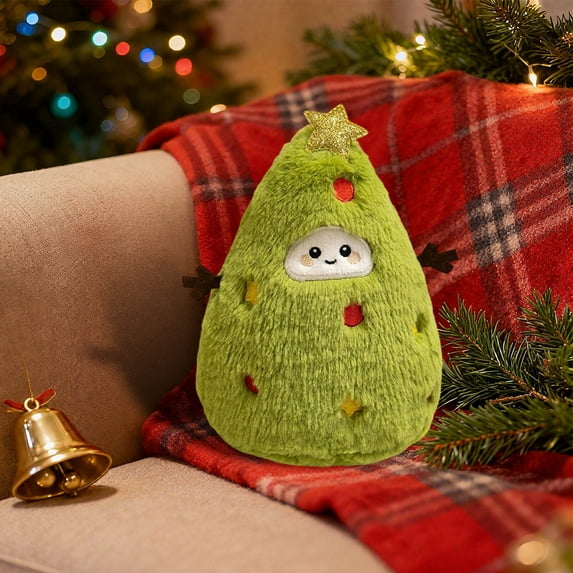 ToyKingdee Christmas Cuddly Toys - Christmas Plush Toys | Toy Doll Decor,Sleeping Companion - Holiday Indoor Home Birthday Bedroom Car Sofa Shelf