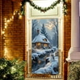thumbnail image 1 of ToyKingdee Christmas Door Cover Decoration Xmas Large Photography Background Banner Porch Sign for Winter Indoor Outside Front Door Banner Farmhouse Party Supplies, 1 of 6