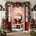 thumbnail image 1 of ToyKingdee Christmas Door Cover - Santa Claus Holiday Banner for Party Decoration, 1 of 6