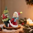 thumbnail image 1 of ToyKingdee Christmas Figurines, Resin Christmas Figurines, Tabletop Christmas Decorations Indoor, Vintage Christmas Table Top Decor for Bedroom, Study, Home Decoration, or Living, 1 of 6