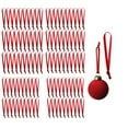 thumbnail image 1 of ToyKingdee Christmas Hangers Ribbons Velvet Christmas Tree Hanging Strings Ornament Ribbon Strap Loops Velvet Ribbon Hangers for Garland Decoration, 1 of 8