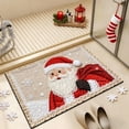 thumbnail image 1 of ToyKingdee Christmas Kitchen Rugs Bathroom Rug Non-Slip Red Door Mat Rugs for Entryway Indoor, Small Washable Throw Soft Bath Mat, Holiday Decor Untra-Thin Carpet, 1 of 6