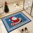 thumbnail image 1 of ToyKingdee Christmas Kitchen Rugs Bathroom Rug Non-Slip Red Door Mat Rugs for Entryway Indoor, Small Washable Throw Soft Bath Mat, Holiday Decor Untra-Thin Carpet, 1 of 6