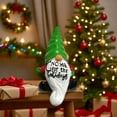 thumbnail image 1 of ToyKingdee Christmas Stocking Holders for Mantle, Christmas Gnome Stocking Hangers for Mantel, Christmas Room Stocking Hooks for Fireplace Window Counter Decoration, 1 of 6