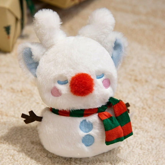 ToyKingdee Christmas Stuffed Animals Snowman Plush Toy, Cute Snowman Plushie Doll