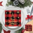 thumbnail image 1 of ToyKingdee Christmas Theme Disposable Paper Cups, Paper Trays, Paper Towels, Holiday Party Decorations, 1 of 6