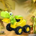 thumbnail image 1 of ToyKingdee Construction Truck Toys for Toddlers: Dinosaur Push and Go Cars Sandbox Excavator Toy Trucks Vehicles Bulldozer Road Roller Toy Birthday Gifts, 1 of 7