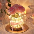 thumbnail image 1 of ToyKingdee Crystal Table Lamp, Rechargeable Cordless Rose Light 3 Colors Dimmable Flower Lamp, Romantic LED Lamp for Bedroom Living Room Decor, Valentine Birthday Gift for Her, 1 of 6
