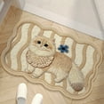 thumbnail image 1 of ToyKingdee Cute Cat Tufted Bathroom Rug, Soft Plush Kawaii Animal Bath Room Mat, Non-Slip & Machine Washable, Absorbent & Quick Dry Floor Door Mat Home Decor, 1 of 6