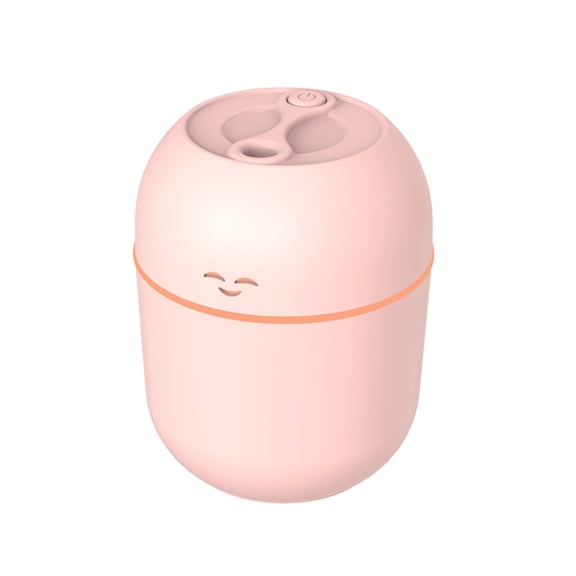ToyKingdee Cute Smiling Face Portable Humidifier, Multi-Scene Cool Mist Humidifier for Home, Office, Bedroom and Car Use