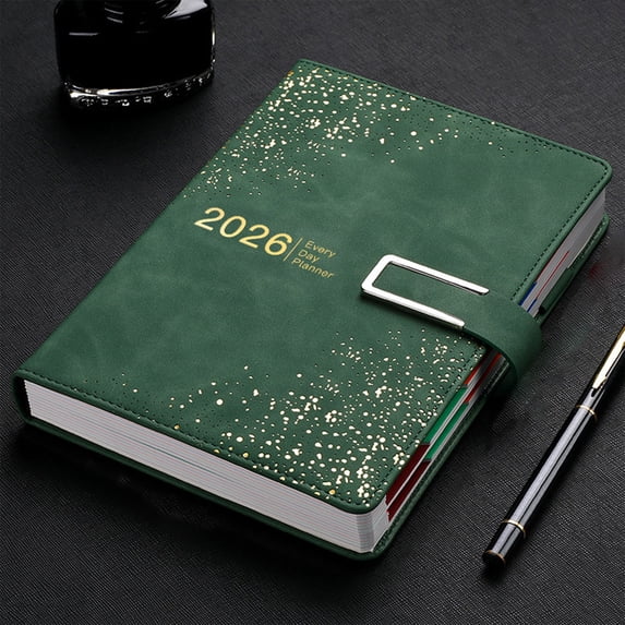 ToyKingdee Daily Schedule Planner,2026 Calendar Book Academic Diary with Monthly and Weekly Views for Teachers Students and Professionals