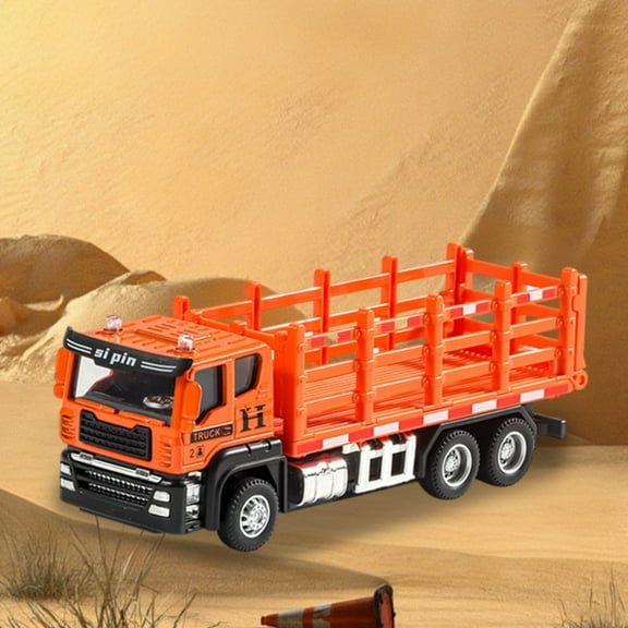 ToyKingdee Dump Truck Toy, Truck Toy with Inertial Function Sound and Light,Birthday Gifts