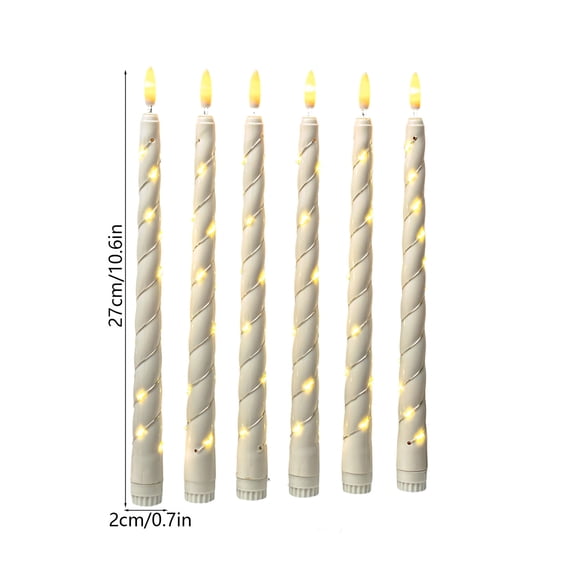 ToyKingdee Electronic LED Candle String Lights with Realistic Flicker