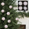 thumbnail image 1 of ToyKingdee Farmhouse Ball Ornaments Distressed Metal Glass Ball Vintage Style Christmas Balls Retro Glass Ornaments for Christmas Tree, 1 of 6