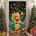 thumbnail image 1 of ToyKingdee Fluorescent Christmas Door Cover Party Banner, Glow in The Dark Christmas Banner with Santa & Tree, Fluorescent Outdoor/Indoor Decorations for Front Door, Party, Wall, 1 of 6