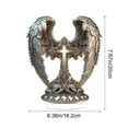 thumbnail image 1 of ToyKingdee Graceful The Cross Prayer Wings Angel Figurine, Desk & Room Decor, Garden Angel Statues, Home Decoration, 1 of 6