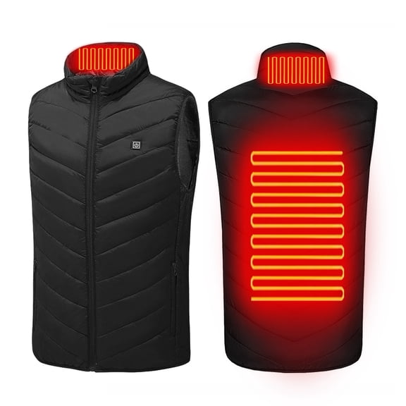 ToyKingdee Heated Vest for Men USB Electric Heated Vest Heating Jacket Winter Vests for Outdoor Battery Pack Not Included