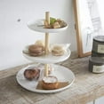 thumbnail image 1 of ToyKingdee Home 3-Tier Food Serving Stand - Appetizer & Dessert Tray Party, 1 of 6