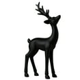 thumbnail image 1 of ToyKingdee Imitation Metal Reindeer Christmas Decor, European-Style Resin Reindeers Statue, Xmas Tabletop Decoration for Mantel Living Room Bedroom Home Ornamen, 1 of 2