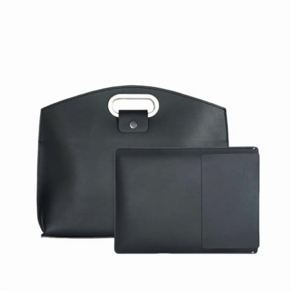 ToyKingdee Laptop Bag, Waterproof Leather for Laptops and iPad Cases, Work Tote Bag Briefcase