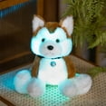 thumbnail image 1 of ToyKingdee Light up Husky Stuffed Animal Dog Floppy LED Plush Toy Puppy Night Lights Glow Pillow Birthday, 1 of 6